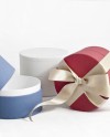 COFANETTO ROTONDO CRUSH 77x60 [N] BIANCO