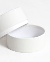 COFANETTO ROTONDO CRUSH 77x60 [N] BIANCO