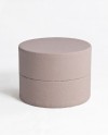 COFANETTO ROTONDO CRUSH 77x60 [N] ROSA
