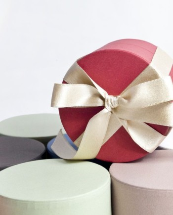 COFANETTO ROTONDO CRUSH 77x60 [N] ROSA