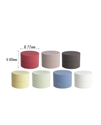 COFANETTO ROTONDO CRUSH 77x60 [N] ROSA