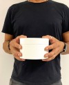 SCATOLA TONDA 150X100 BIANCO [J]