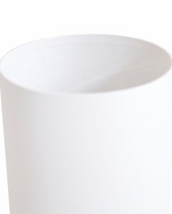 SCATOLA TONDA 109x180 BIANCO GOFFRATO [D]